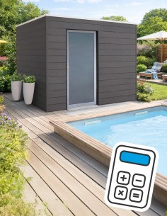 Abris de jardin en bois composite