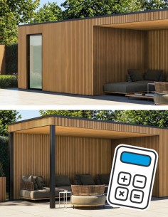 Abri de jardin en bois composite coextrudé