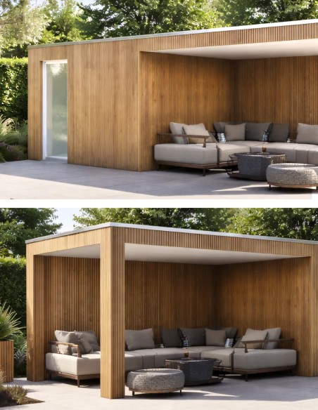 Abri de jardin en thermowood