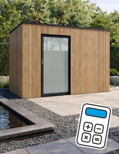 Petit abri de jardin en thermowood