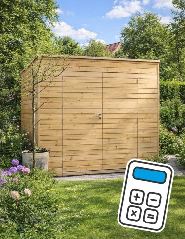 Klein tuinhuisje in RND