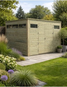 Vierkante tuinhuis Cubo