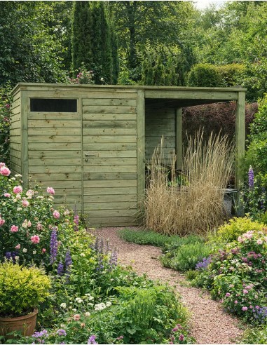 Rechthoekig tuinhuis Cubo