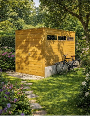 Abri vélo en bois sur mesure