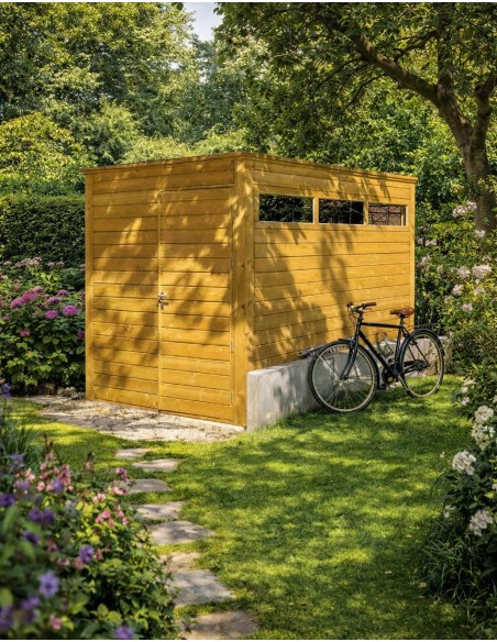 Abri vélo en bois sur mesure