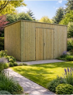 Abri de jardin cubique design