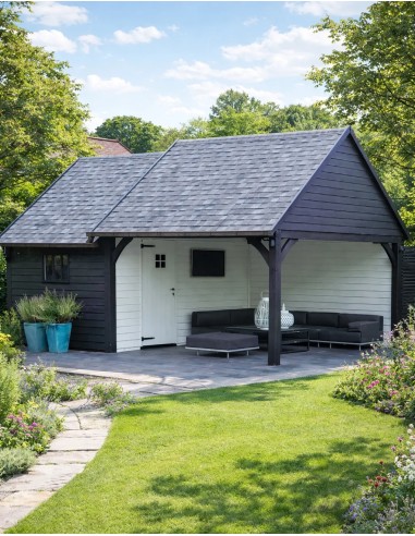 Abris de jardin Cottage avec salon été