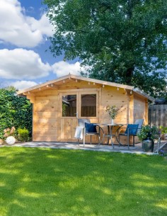 Tuinhuis Vrebos 400 x 300 cm - 34 mm - ±10 m2