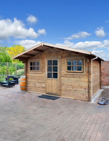 Vilvorde onbehandedle tuinhuisjes 380 x 300 cm - 28 mm - ±10 m2