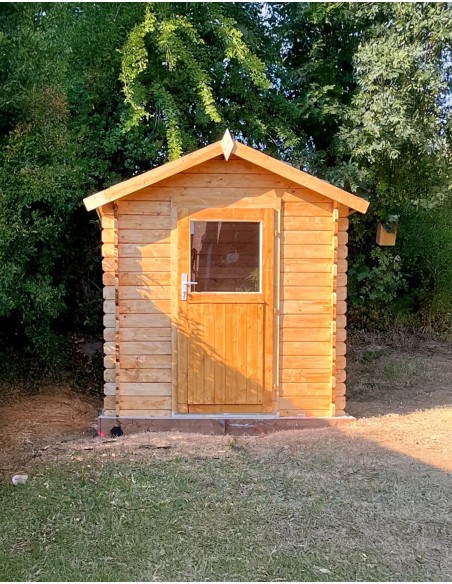 Petit cabanon de jardin 200 x 200 cm - 28 mm - ±3 m2