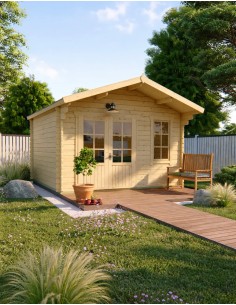 Tuinhuisje met dubbele deur