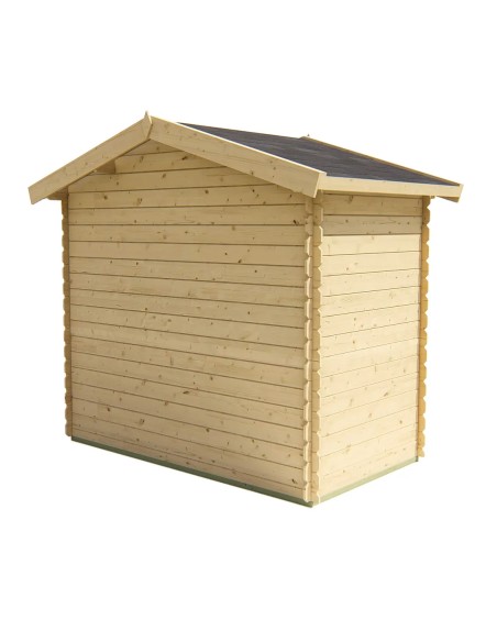 Klein tuinhuisje met dubbele deur 260 x 150 cm - 19 mm - ±3 m2