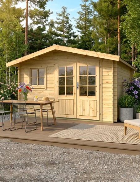 Tuinhuis Veltem 360 x 360 cm - 28 mm - ±11 m2