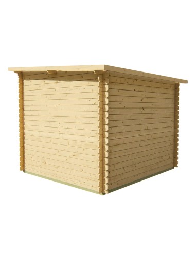 Petit abri de jardin en bois Zaventem 290 x 260 cm - 28 mm - ±6 m2