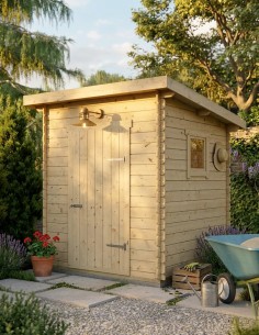 Tuinhuis Zellik 220 x 220 cm - 19 mm - ±4 m2