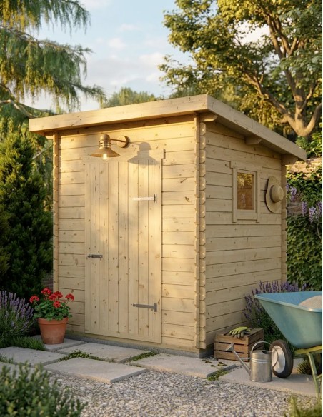 Tuinhuis Zellik 220 x 220 cm - 19 mm - ±4 m2