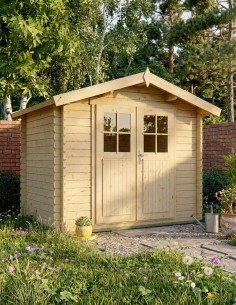 Simple petit abri de jardin 260 x 200 cm - 28 mm - ±5 m2