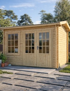 Abri de jardin solide 350 x 250 cm - 40 mm - ±8 m2