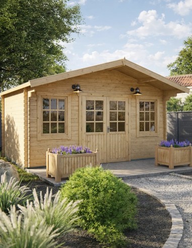 Tuinhuis Schaerbeek 500 x 320 cm - 28 mm - ±14 m2