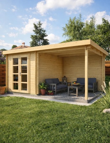 Tuinhuisje Jette 498 x 248 cm - 28 mm - ±11 m2