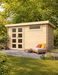 Houten tuinhuis Strombeek 380 x 260 cm, 28 mm, 8,8 m²