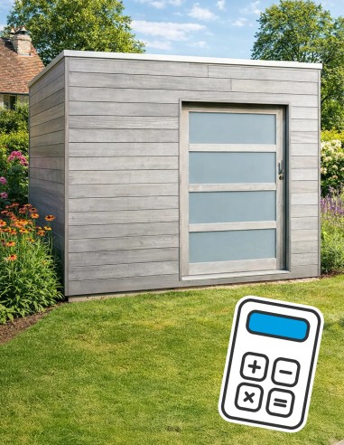 Lodge tuinhuis in exotisch Iroko-hout