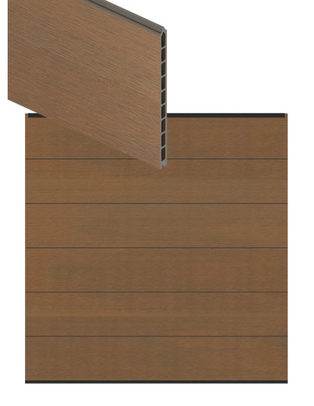 Tuinscherm composiet houten paneel Platinum