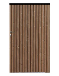 Parkingpoort in Thermowood | Vuren of Ayous 2
