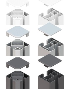 Klempalen Clips — in te betonneren of te schroeven | Otiva