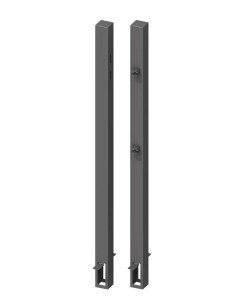 Stalen palen tuinpoortje 90-95 cm | betonneren of schroeven 2