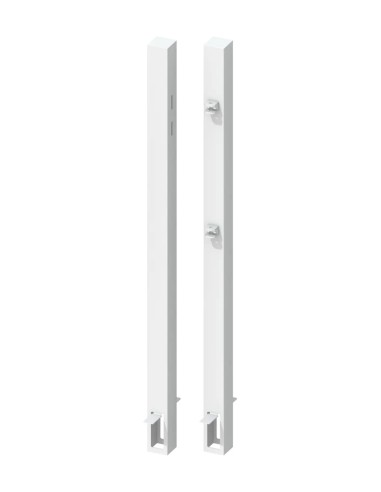 Poteaux acier pour portillon 85 cm