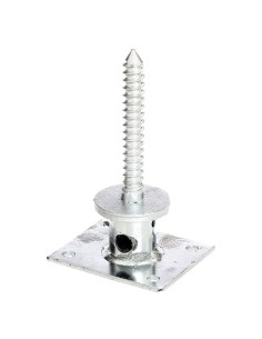 Support de poteau à visser 100 × 120 mm, galvanisé | Otiva