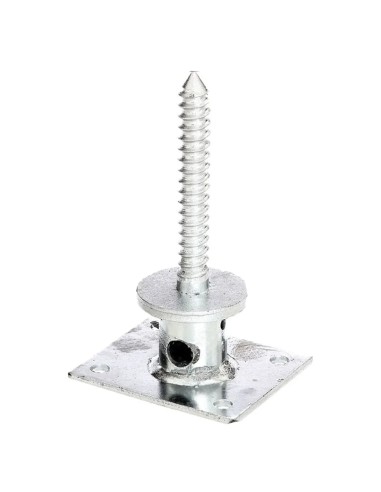 Support de poteau à visser 100 × 120 mm, galvanisé | Otiva