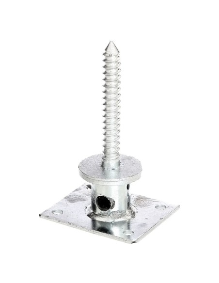 Support de poteau à visser 100 × 120 mm, galvanisé | Otiva