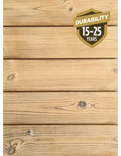 Bardage Z Thermowood 20 × 118 mm, 390 et 420 cm | Otiva