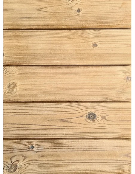 Bardage Z en Thermowood 20 × 118 mm