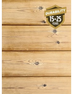 Brede Z-gevelbekleding in thermowood 20 × 140 mm | Otiva