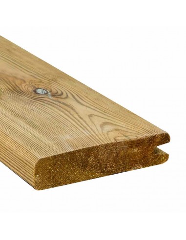 Afwerkingsprofiel voor schutting in grenen 28 x 145 mm