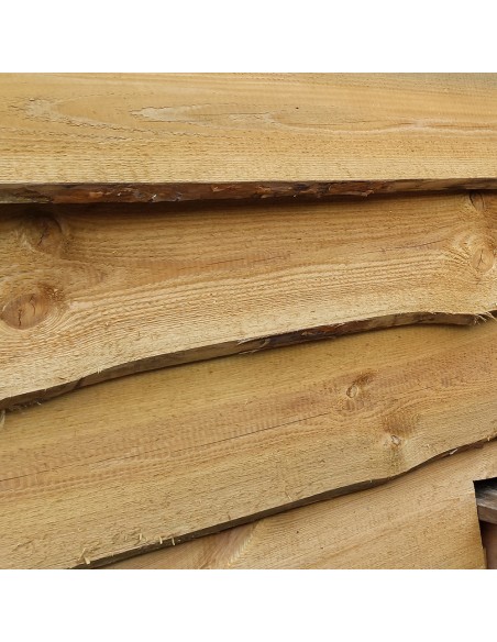 Planche canadienne de bardage en sapin autoclave 19 x 150/200 mm