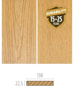 Terrasplank houtcomposiet Fiberdeck Ceder 22,5 x 138 mm