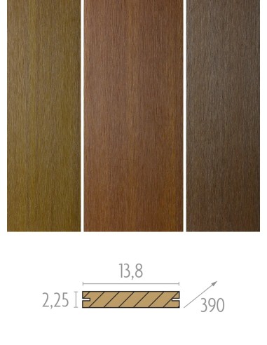 Terrasse et planches en composite EXOTICS Ipé