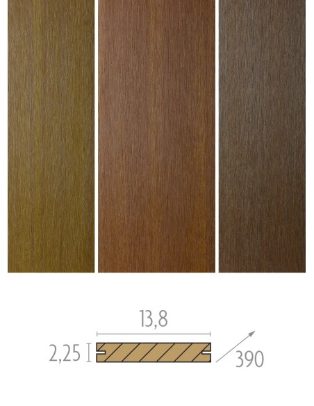 Terrasse et planches en composite EXOTICS Ipé