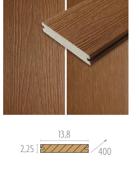 Terrasse et planches en composite Teck