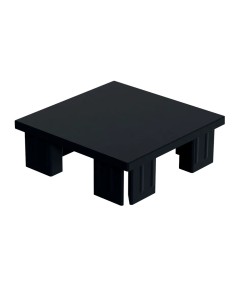 Capuchon de poteau PVC Boston 75 x 75 mm noir RAL 9005