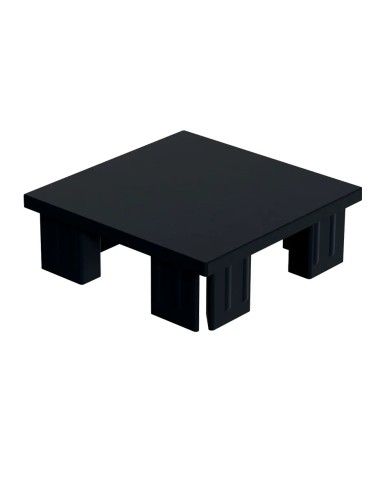 Capuchon de poteau PVC Boston 75 x 75 mm noir RAL 9005