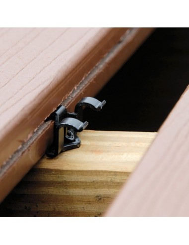 Cobra clips fixation lame de terrasse composite 24 mm