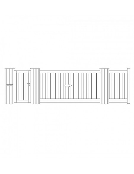 Porte et portail moderne