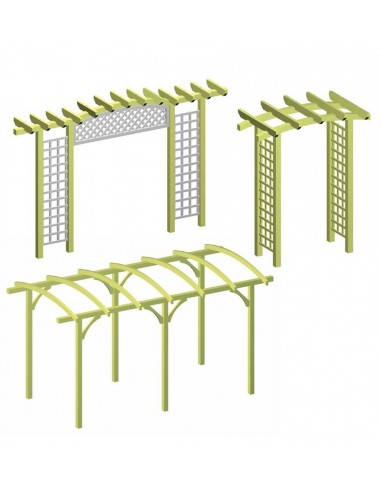 Boogvormige ruiter pergolas
