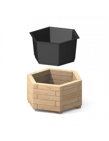 Bac de protection hexagonale