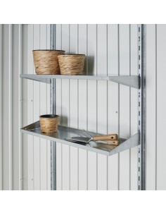 Schappen voor Biohort tuinhuis